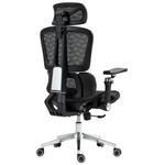 Καρέκλα Γραφείου Εργασίας Jeffer Pakoworld Mesh σε Μαύρη Απόχρωση 67x62x115-125εκ