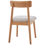 Καρέκλα Tullo Pakoworld Rubberwood σε Φυσική Απόχρωση 46x45x78εκ