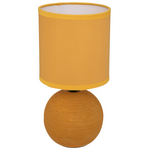 Επιτραπέζιο Φωτιστικό pwl-1210 Pakoworld ε14 Κεραμικό σε Κίτρινη Απόχρωση Φ13x25εκ