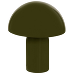 Επιτραπέζιο Φωτιστικό Mushi Pakoworld Μέταλλο σε Χακί Απόχρωση Φ20x24,5εκ