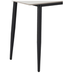 Τραπεζαρία Aurora i-Gustas Pakoworld σετ 5τεμ Sintered Stone-Μαύρο 120x60x75εκ