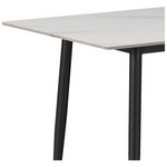 Τραπεζαρία Azori-Gustas Pakoworld σετ 5τεμ Sintered Stone-Μαύρο-Ανθρακί 120x60x75εκ