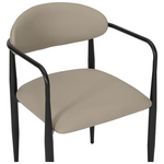 Πολυθρόνα Kalone Pakoworld pu σε Γκρι-Μπεζ Απόχρωση 56x55x78εκ