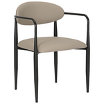 Πολυθρόνα Kalone Pakoworld pu σε Γκρι-Μπεζ Απόχρωση 56x55x78εκ