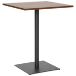 Τραπέζι Nerobian Pakoworld mdf σε Καρυδί Απόχρωση 60x60x75εκ