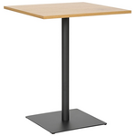 Τραπέζι Nerobian Pakoworld mdf σε Sonoma Απόχρωση 60x60x75εκ
