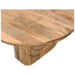 Τραπέζι Σαλονιού Kane Pakoworld Μασίφ Ξύλο Ακακίας σε Φυσική Απόχρωση 110x72x38εκ