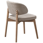 Καρέκλα Siena Pakoworld Rubberwood σε Φυσική-Εκρού Απόχρωση 48x50x81εκ