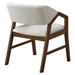 Πολυθρόνα Livia Pakoworld Rubberwood σε Καρυδί-Εκρού Απόχρωση 47.5x54.5x78εκ