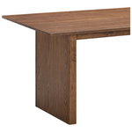 Τραπέζι Eleganza Pakoworld mdf σε Καρυδί Απόχρωση 180x99x75.8εκ
