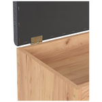 Έπιπλο Εισόδου- Σκαμπό- Παπουτσοθήκη Oriental Pakoworld σε oak Απόχρωση 100x37.2x50εκ