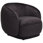 Πολυθρόνα Freya Pakoworld Ύφασμα σε Ανθρακί Απόχρωση 93x87x76εκ
