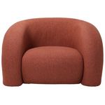 Πολυθρόνα Lexy Pakoworld Ύφασμα σε Κεραμιδί Απόχρωση 100x89.5x60εκ