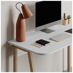 Γραφείο Malia Pakoworld σε Λευκή-Φυσική Απόχρωση 120x60.5x75εκ