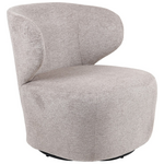 Πολυθρόνα Marelia Pakoworld Περιστρεφόμενη Λαδί Ύφασμα 73x76x76εκ