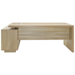 Γραφείο Εργασίας Αναστρέψιμο Επαγγελματικό Amazon Pakoworld σε Φυσική Απόχρωση 200x170x75εκ