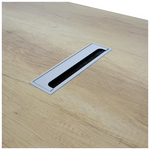 Γραφείο Εργασίας Αναστρέψιμο Επαγγελματικό Amazon Pakoworld σε Φυσική Απόχρωση 200x170x75εκ