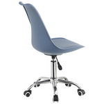 Καρέκλα Γραφείου Εργασίας Gaston ii Pakoworld pp-pu σε Απόχρωση Ανοιχτό Μπλε 48x57x80-93εκ