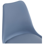 Καρέκλα Γραφείου Εργασίας Gaston ii Pakoworld pp-pu σε Απόχρωση Ανοιχτό Μπλε 48x57x80-93εκ