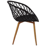 Τραπεζαρία Quana-Ezra Pakoworld σετ 5τεμ Γυάλινο 8χιλ Διάφανο - Λευκό Πόδι 120x70x75εκ