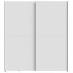 Ντουλάπα Ρούχων Noez i Pakoworld Δίφυλλη με Ράφια σε Λευκή Απόχρωση 170.5x61x190.5εκ