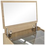 Τουαλέτα Κρεβατοκάμαρας Sonlen Pakoworld Ανθρακί-Ανοιχτό Καρυδί 60x45x122εκ