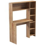 Γραφείο με Βιβλιοθήκη Janson Pakoworld σε oak Απόχρωση 113.2x40x141.8εκ