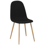 Τραπεζαρία Manka-Bella Pakoworld σετ 5τεμ σε Sonoma Truffle Απόχρωση 110x80x70εκ