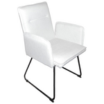 Πολυθρόνα Essential Pakoworld Ύφασμα Μπεζ-Πόδι Μαύρο Μεταλλικό 55.5x59x89εκ