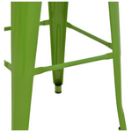 Σκαμπό Μπαρ Utopia Pakoworld Μέταλλο σε Πράσινη Απόχρωση 42x42x76εκ