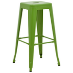 Σκαμπό Μπαρ Utopia Pakoworld Μέταλλο σε Πράσινη Απόχρωση 42x42x76εκ