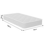 Στρώμα Cotton Baby Chic Strom Διπλής Όψης 14cm 70x140εκ