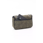 Τσάντα με Αλυσίδα και Καπάκι με Μεταλλικό Κλείσιμο με Puffy Κυματοειδή Γαζιά