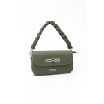 Τσάντα Ώμου με Πλεκτό Μαλακό Χέρι