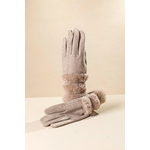 Γάντι Γυναικείο με Οικολογική Γούνα