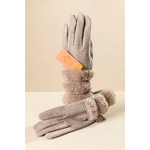Γάντι Γυναικείο με Οικολογική Γούνα