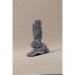 Γάντι Γυναικείο με Οικολογική Γούνα Καρδιά