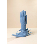 Πλεκτό Γυναικείο Γάντι με Διακριτικό Φιόγκο