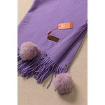 Πασμίνα με Μεγάλα pom pom