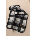 Πασμίνα με Μπουκλέ υφή Square Print