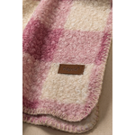 Πασμίνα με Μπουκλέ υφή Square Print