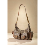 Τσαντάκι Ώμου με Εξωτερικά Τσεπάκια