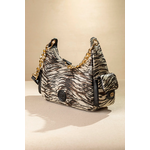 Τσαντάκι Ώμου με Εξωτερικά Τσεπάκια