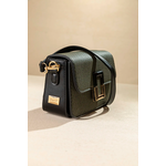 Τσαντάκι Ώμου με Καπάκι με Τετράγωνη Αγκράφα