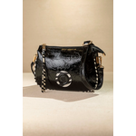 Χιαστί Τρίχωρη Τσάντα με Zebra Print Φινιρίσματα