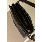 Χιαστί Τρίχωρη Τσάντα με Zebra Print Φινιρίσματα