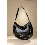 Τσάντα Ώμου με Ιδιαίτερο Κόψιμο και Zebra Print Φινιρίσματα