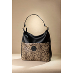 Shopping bag με Εξωτερική Θήκη με Φερμουάρ