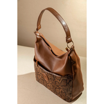 Shopping bag με Εξωτερική Θήκη με Φερμουάρ