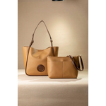 Σετ Μεγάλη Τσάντα Ώμου με Μικρότερη Χιαστί